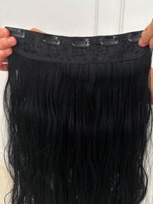 Long Body Wave Synthetic Hair Extension - Black - View 8