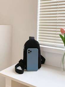 1pc Children Cute Dinosaur Pattern Waist Bag - Black - View 4