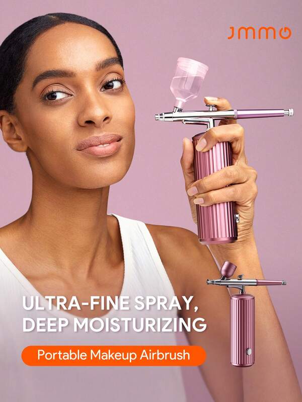 JMMO Cordless Airbrush Kit Oxygen Facial Mist for Face Body Hydration