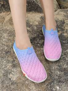 女士漸變色幾何圖案溯溪運動鞋運動鞋