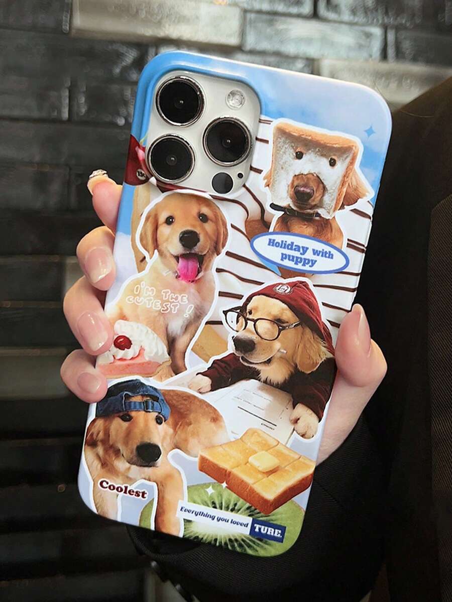 Vỏ điện thoại hình con chó - Nhiều màu - Xem 1