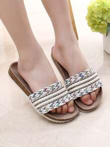 Chicas con banda única Zapatillas para exterior - Beis - Ver 2