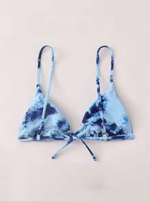 紮染三角杯比基尼上衣