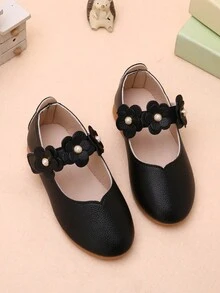 Trang trí hoa cho bé gái Căn hộ dây buộc móc và vòng - màu đen - Xem 2
