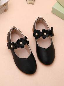 Trang trí hoa cho bé gái Căn hộ dây buộc móc và vòng - màu đen - Xem 3