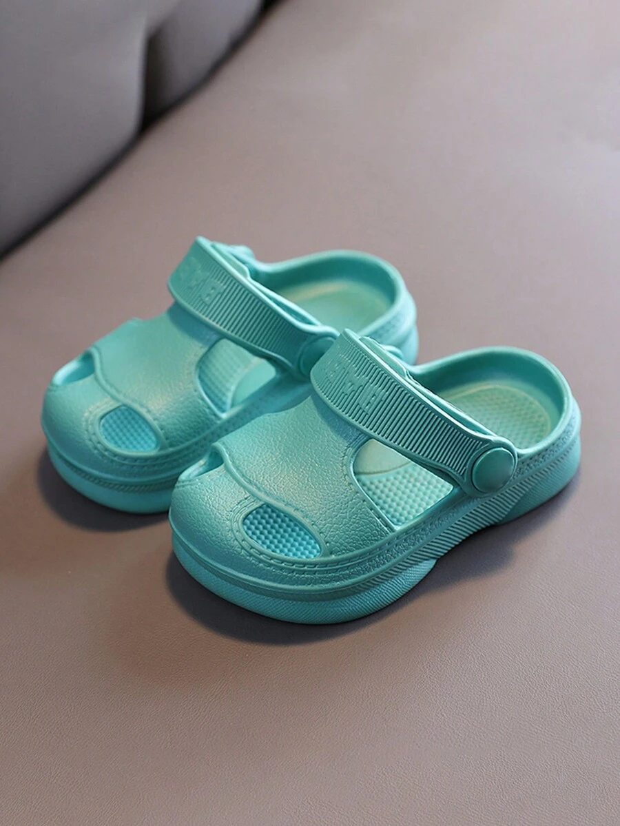 男孩鏤空洞洞鞋 - 綠色 - 查看 1