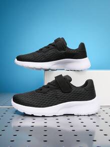 Giày thể thao có dây buộc móc tối giản cho bé trai - màu đen - Xem 5