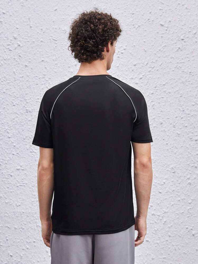 Men T-Shirts Fit Crew Neck Short Sleeve Slogan Tee Street Racing Summer Polyester