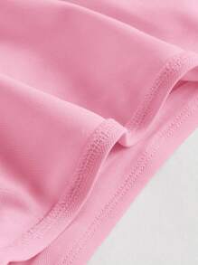 SHEIN MOD One Shoulder Ruched Crop Top