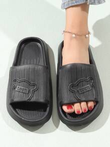 Trang trình bày một dải đồ họa hoạt hình dành cho nữ, Trang trình bày thời trang EVA màu đen - màu đen - Xem 1