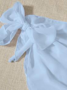 Swim Mod Summer Beach Halter Triangle Bikini Set With Beach Skirt