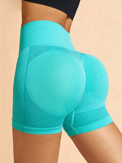 Yoga Basic 寬腰帶運動短褲