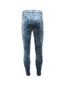 Quần Nam Nút Túi Dây kéo Sọc bên Sọc Giải trí - Màu xanh ngọc - Xem 2