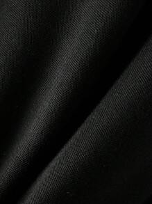 Manfinity Homme 男士拼接邊POLO衫 - 深灰色 - 查看 3