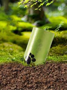 5 piezas espesamiento de mascota Bolsa de basura de mascota Bolsa de basura perro banqueta Bolso - Verde - Ver 2