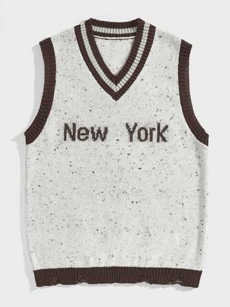 Prep Guys Letter Cricket Sweater Vest