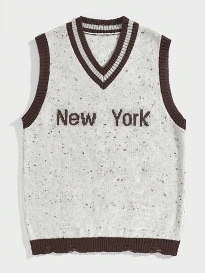 Prep Guys Letter Cricket Sweater Vest
