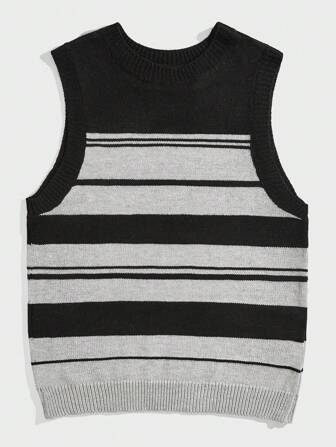Prep Ragazzi Gilet in maglia a righe