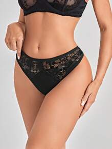 6件蕾絲拼接內褲套裝 - 彩色 - 查看 11