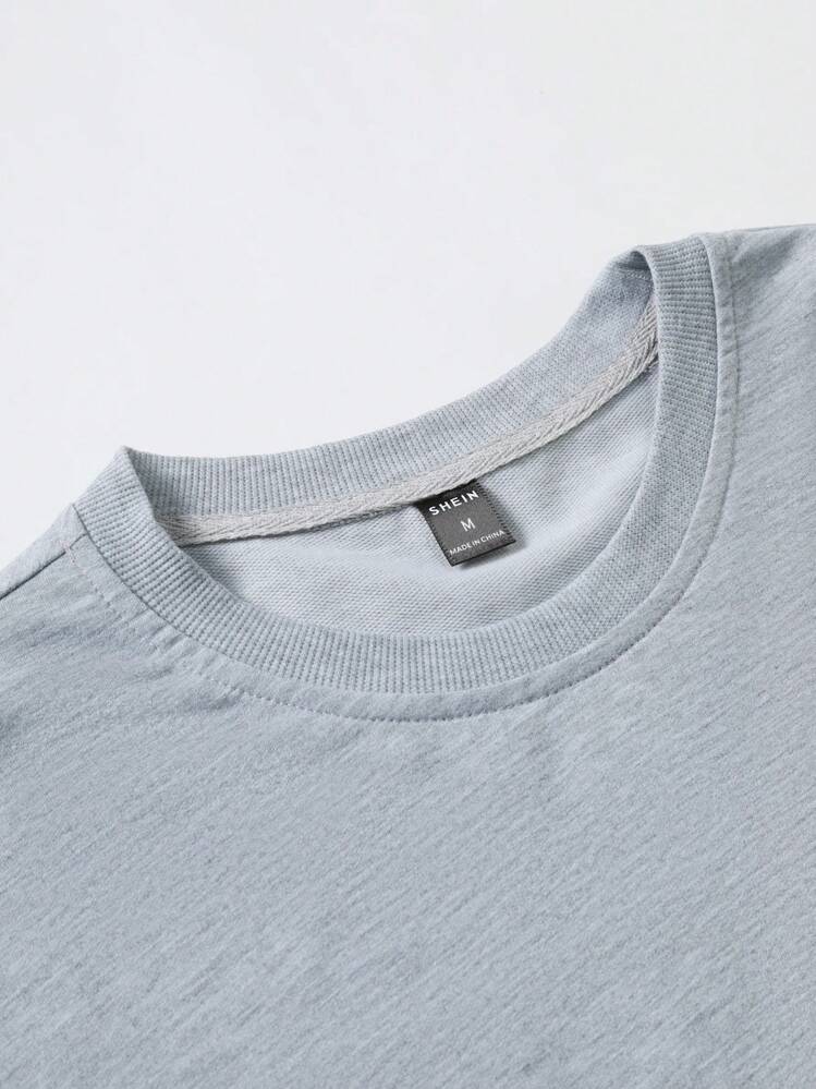 Manfinity Hypemode Casual Eenkleurig Tweedelige outfit man Koord - Grijs - Bekijken 4