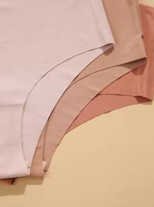 7pack Solid No Show High Waisted Panty Set - Multicolor - View 10