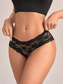 3入組花邊蕾絲底褲內衣