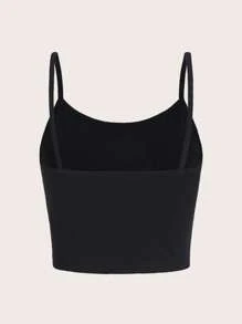 Noosie Slogan Đồ họa đầu lâu Cắt chóp Cami - màu đen - Xem 2