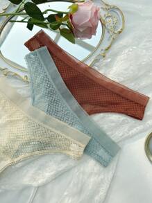 3包素色內褲 - 彩色 - 查看 3