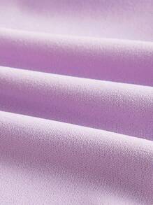 Firerie Rygglös Delad Enkel Enkel Klänning - Lila - Visa 3