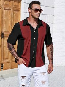 Manfinity Homme Đàn ông cộng Khối màu Áo sơ mi - Nhiều màu - Xem 3