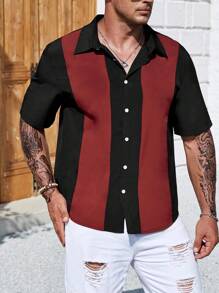 Manfinity Homme Đàn ông cộng Khối màu Áo sơ mi - Nhiều màu - Xem 4