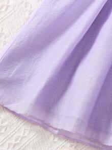 Đầm bé gái - Màu tím - Xem 5