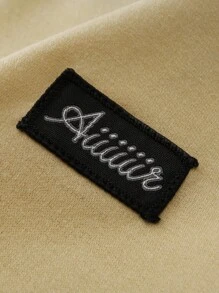 Aesthetic Post 男士字母拼接細節對比側面縫合束腰寬鬆短褲 - 彩色 - 查看 4