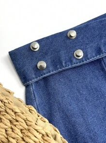 DAZY 1 Nút Hợp Kim Sắt, Thiết Kế Hình Học Hiện Đại Tự Làm Nút May - Bạc - Xem 6