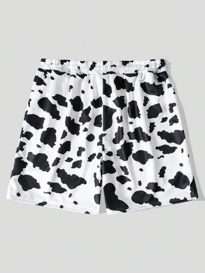 Street Life Homme Short Lettre Et Vache À Cordon