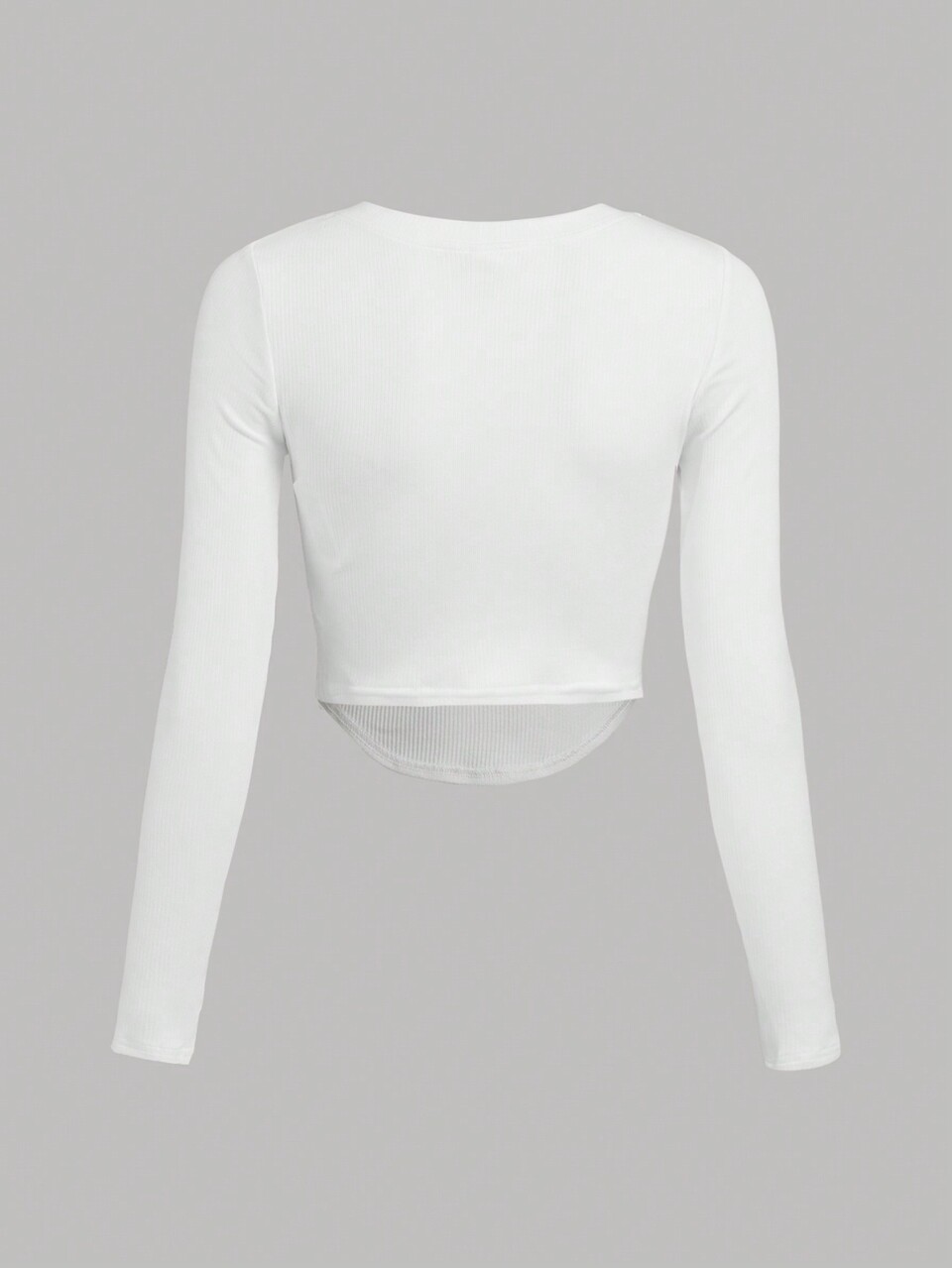 Plus Letter Patched Detail Half Button Tee