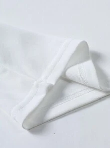 Aesthetic Post Bộ hai mảnh Nam Dây kéo Túi Lá thư Giải trí - Đen và trắng - Xem 3