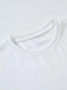 Aesthetic Post Bộ hai mảnh Nam Dây kéo Túi Lá thư Giải trí - Đen và trắng - Xem 5