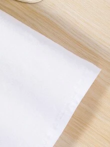 小女童小熊印花荷葉邊連衣裙 - 白色 - 查看 5