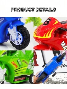 1 pieza Juguete para gato motocicleta diseño - Multicolor - Ver 4