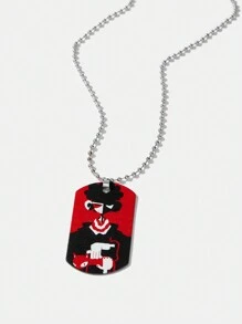 GAWX 1 Miếng Thời trang Sắt Đồ họa Hình Vòng cổ mặt dây chuyền Đối với phụ nữ Để Trang Trí Hàng Ngày - Nhiều màu - Xem 7