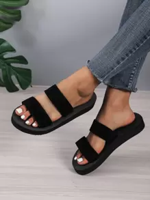 Women's Double Strap Slippers