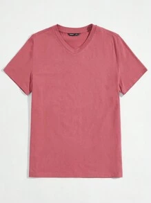 Manfinity VCAY Men 2 Packs V-Neck Solid Tee - Multicolor - View 5