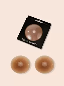 1 cặp miếng lót núm vú rắn - màu nâu - Xem 2