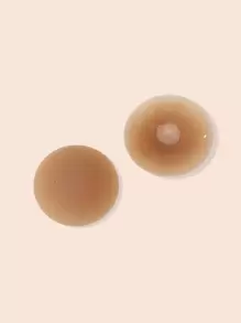 1 cặp miếng lót núm vú rắn - màu nâu - Xem 3