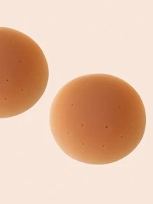 1 cặp miếng lót núm vú rắn - màu nâu - Xem 4