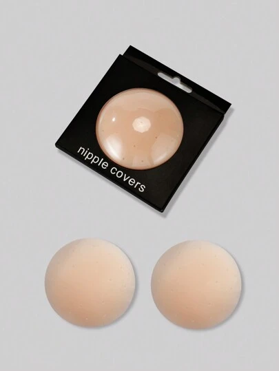 1 对实心乳头罩胸垫