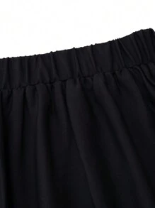 SHEIN LUNE 大碼豹紋印花漸層百褶半身裙 - 彩色 - 查看 3