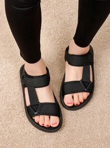 女性運動平底涼鞋,多用途夏天涼鞋