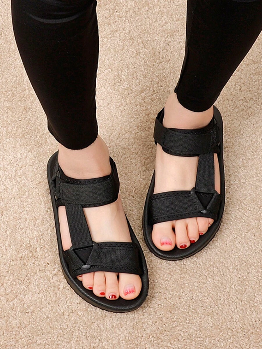 女性運動平底涼鞋,多用途夏天涼鞋